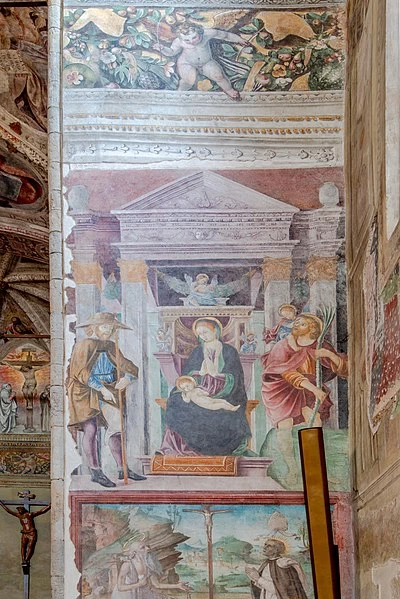 Madonna e Santi Rocco Cristoforo - Chiesa Santo Corpo di Cristo(BS)